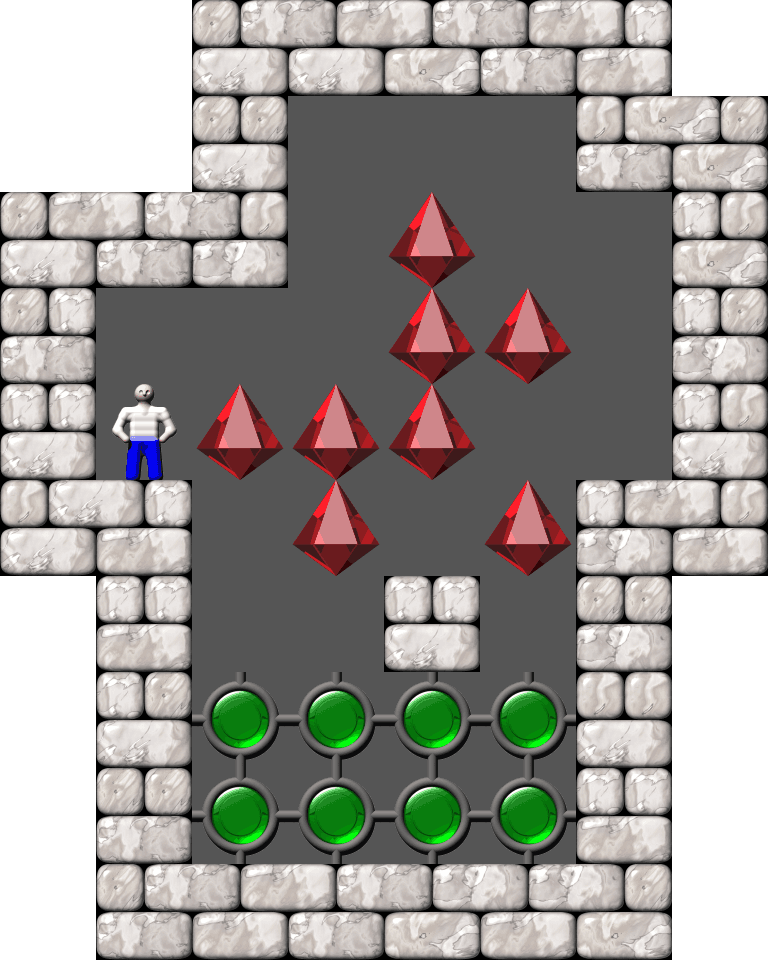 Sokoban Magic Pearls level 67